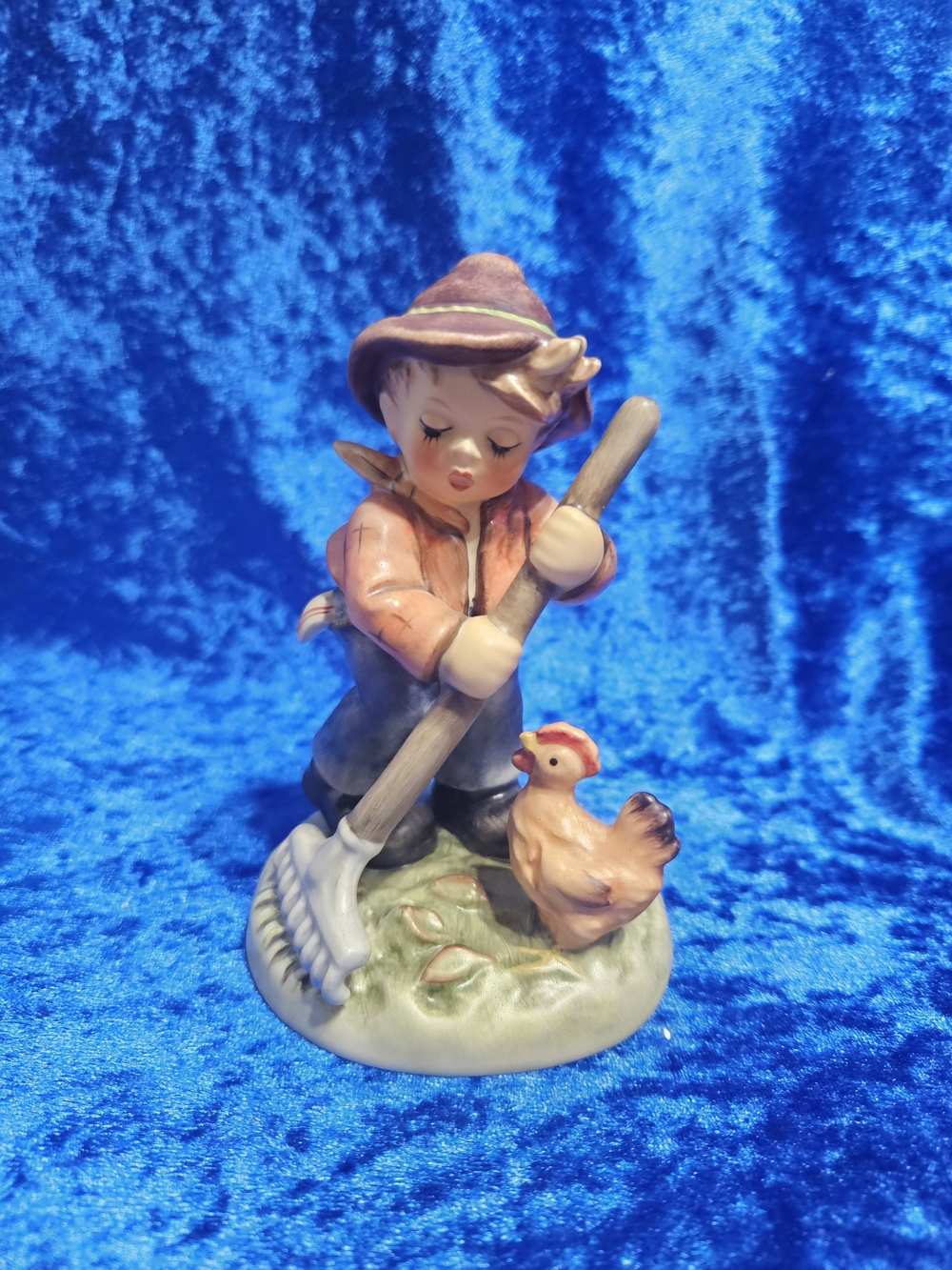 Goebel Hummel "Little Farmhand" Figurine #10604 of #25000 signed by artist
